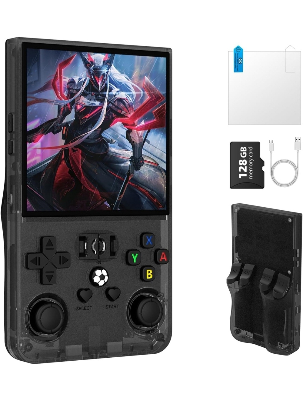 R36MAX Retro Handheld Gaming Console, Built-in 22,000+ Classic Games, Open Sourc